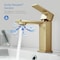 Kibi Mirage Single Handle Bathroom Vanity Sink Faucet with Pop Up Drain C-KBF1001BG-KPW100BG - alternate 5
